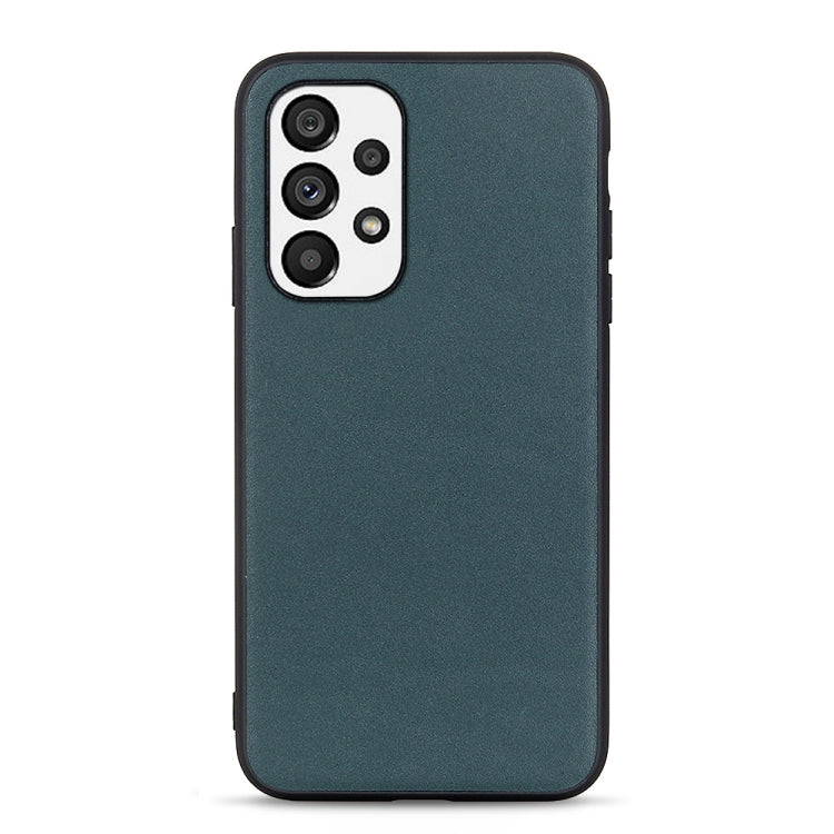 Accurate Hole Lambskin Texture Genuine Leather Phone Case, For OnePlus 10 Pro, For Google Pixel 7, For Google Pixel 7 Pro, For Samsung Galaxy A73 5G