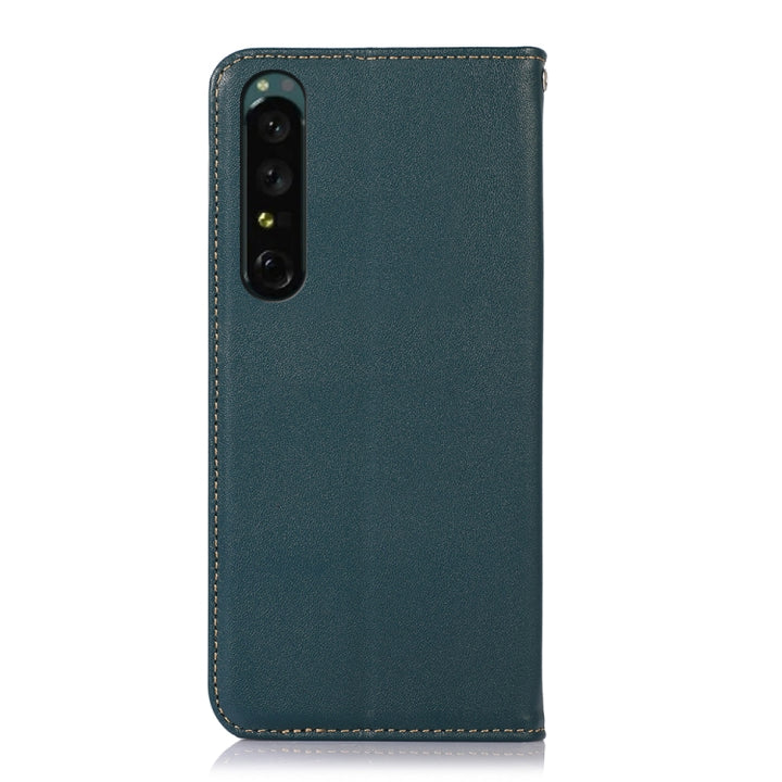 KHAZNEH Nappa Top Layer Cowhide Leather Phone Case, For Sony Xperia 1 IV, For Sony Xperia 10 IV