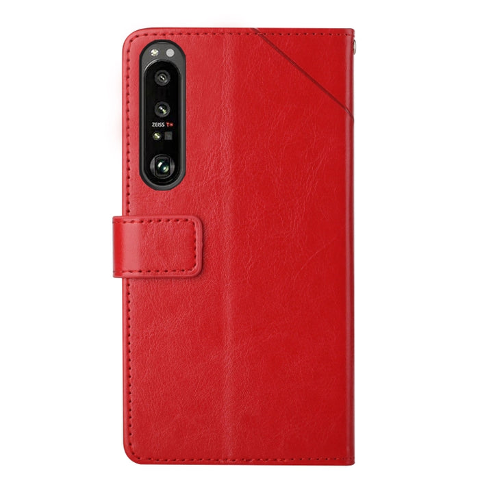 Y Stitching Horizontal Flip Leather Phone Case, For Sony Xperia 1, For Sony Xperia 10, For Sony Xperia Pro-I