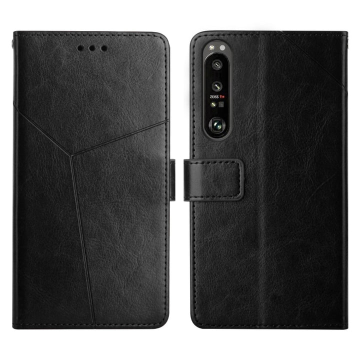 Y Stitching Horizontal Flip Leather Phone Case, For Sony Xperia 1, For Sony Xperia 10, For Sony Xperia Pro-I