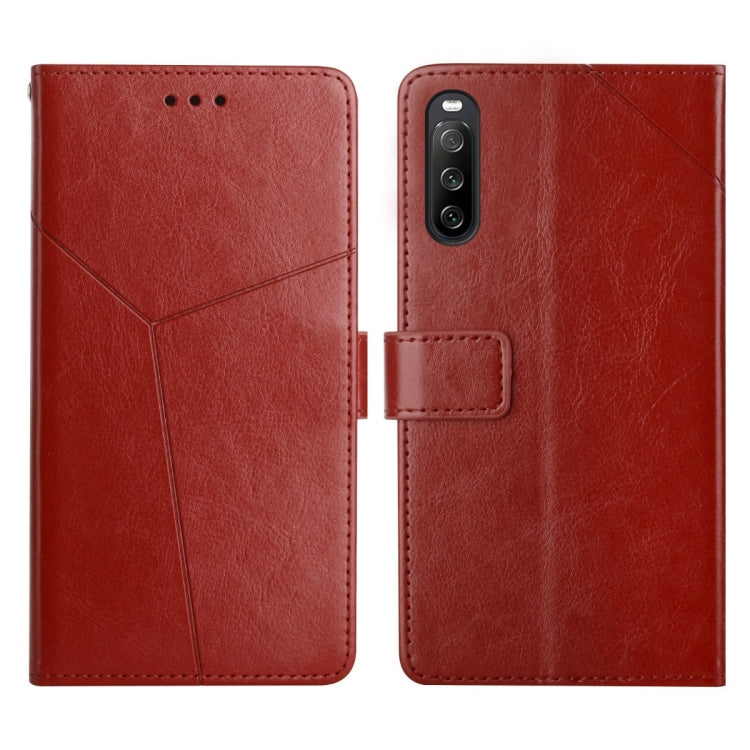 Y Stitching Horizontal Flip Leather Phone Case, For Sony Xperia 1, For Sony Xperia 10, For Sony Xperia Pro-I