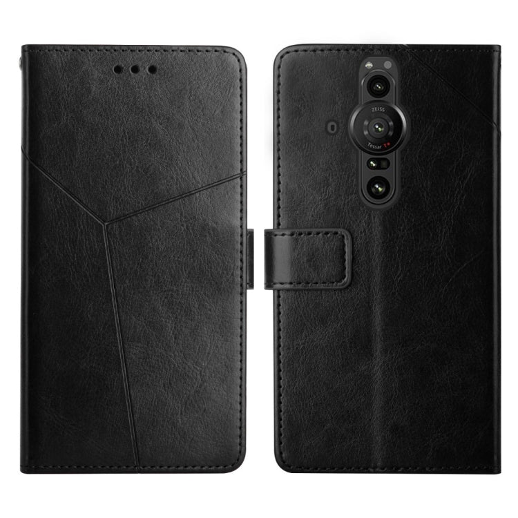 Y Stitching Horizontal Flip Leather Phone Case, For Sony Xperia 1, For Sony Xperia 10, For Sony Xperia Pro-I