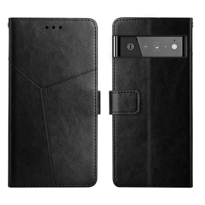 Y Stitching Horizontal Flip Leather Phone Case, For Google Pixel 6, For Google Pixel 6 Pro, For Google Pixel 7, For Google Pixel 7 Pro