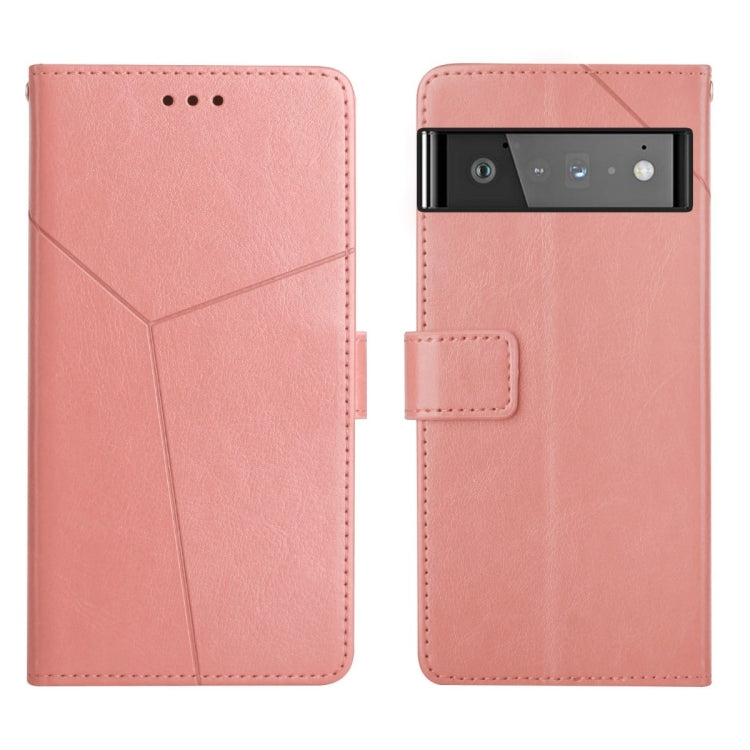 Y Stitching Horizontal Flip Leather Phone Case, For Google Pixel 6, For Google Pixel 6 Pro, For Google Pixel 7, For Google Pixel 7 Pro