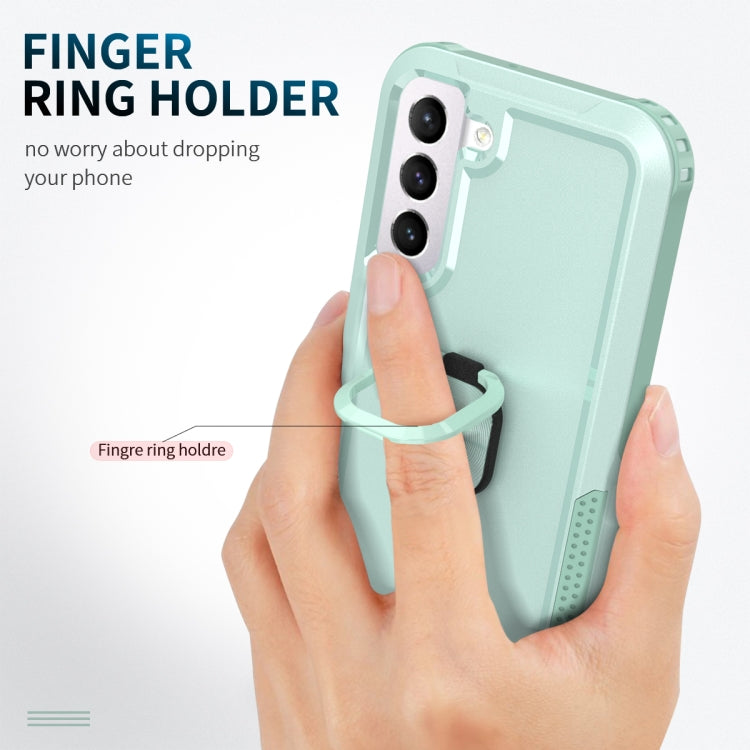 3 in 1 Ring Holder PC + TPU Phone Case, For Samsung Galaxy S22 5G, For Samsung Galaxy S22+ 5G, For Samsung Galaxy S22 Ultra 5G, For Samsung Galaxy S21 5G, For Samsung Galaxy S21+ 5G