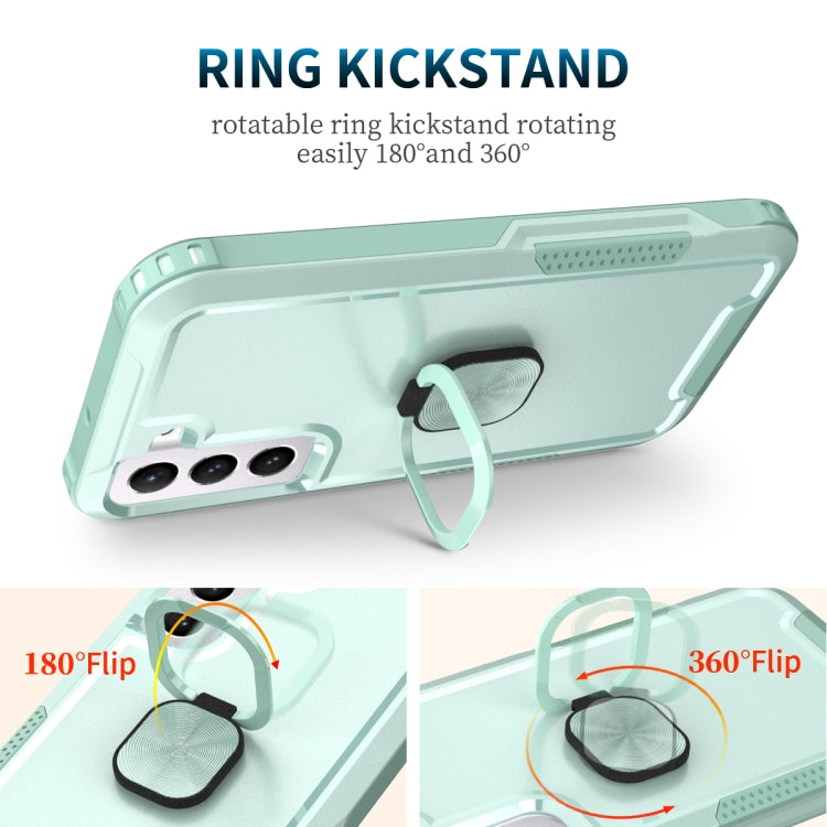 3 in 1 Ring Holder PC + TPU Phone Case, For Samsung Galaxy S22 5G, For Samsung Galaxy S22+ 5G, For Samsung Galaxy S22 Ultra 5G, For Samsung Galaxy S21 5G, For Samsung Galaxy S21+ 5G