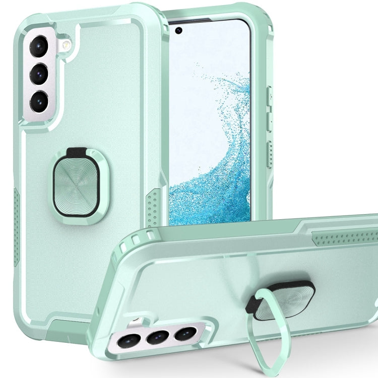 3 in 1 Ring Holder PC + TPU Phone Case, For Samsung Galaxy S22 5G, For Samsung Galaxy S22+ 5G, For Samsung Galaxy S22 Ultra 5G, For Samsung Galaxy S21 5G, For Samsung Galaxy S21+ 5G