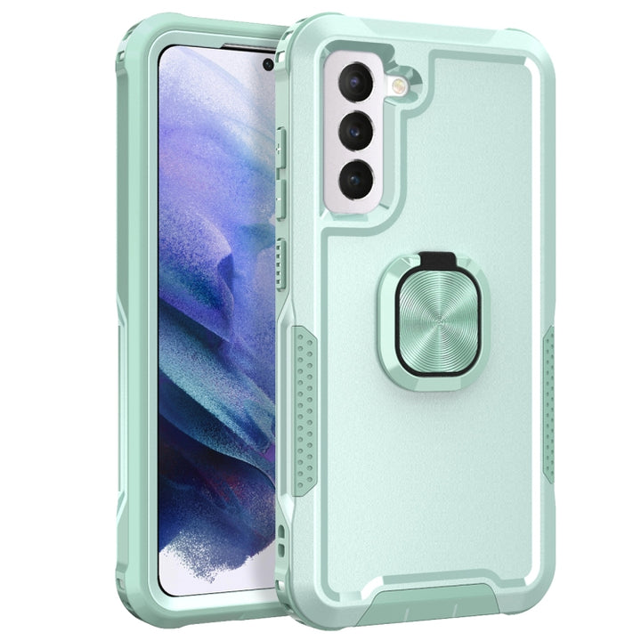 3 in 1 Ring Holder PC + TPU Phone Case, For Samsung Galaxy S21 FE 5G, For Samsung Galaxy A53, For Samsung Galaxy A73 5G, For Samsung Galaxy A33 5G, For Google Pixel 6