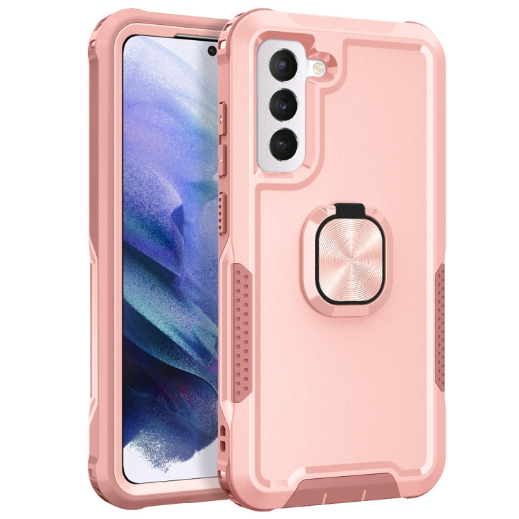 3 in 1 Ring Holder PC + TPU Phone Case, For Samsung Galaxy S21 FE 5G, For Samsung Galaxy A53, For Samsung Galaxy A73 5G, For Samsung Galaxy A33 5G, For Google Pixel 6