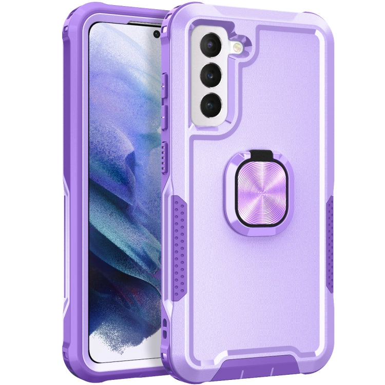 3 in 1 Ring Holder PC + TPU Phone Case, For Samsung Galaxy S21 FE 5G, For Samsung Galaxy A53, For Samsung Galaxy A73 5G, For Samsung Galaxy A33 5G, For Google Pixel 6