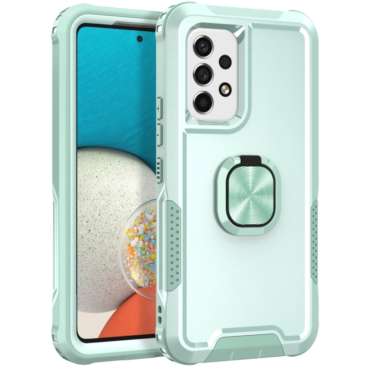 3 in 1 Ring Holder PC + TPU Phone Case, For Samsung Galaxy S21 FE 5G, For Samsung Galaxy A53, For Samsung Galaxy A73 5G, For Samsung Galaxy A33 5G, For Google Pixel 6