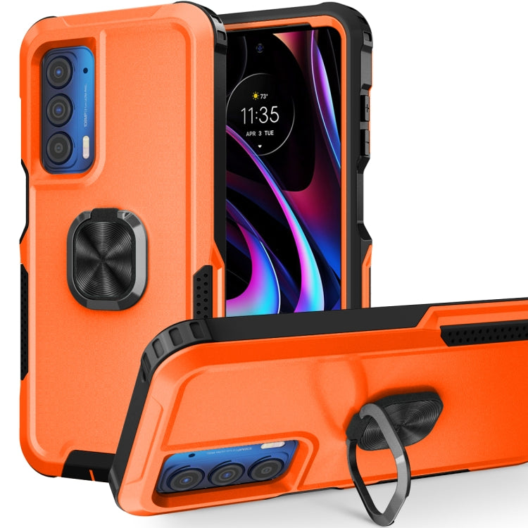 3 in 1 Ring Holder PC + TPU Phone Case, For Motorola Moto Edge 2021, For Motorola Moto G Pure