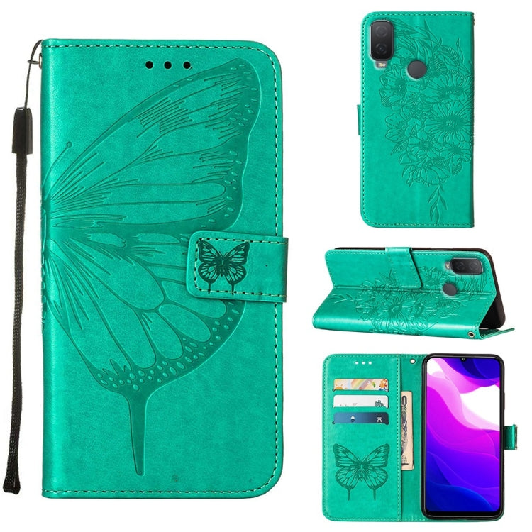 Embossed Butterfly Leather Phone Case, For Alcatel 1L 2021, For Google Pixel 6a 5G, For Google Pixel 7 5G, For Itel P37 / Vision 2s