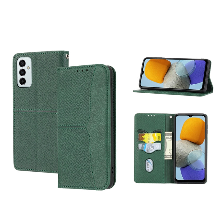 Woven Texture Stitching Magnetic PU Leather Phone Case, For Google Pixel 7, For Nokia G21 / G11, For Google Pixel 7 Pro, For Kyocera Android One S9 / Digno Sanga Edition, For Samsung Galaxy M23 / F23 5G Japanese Version