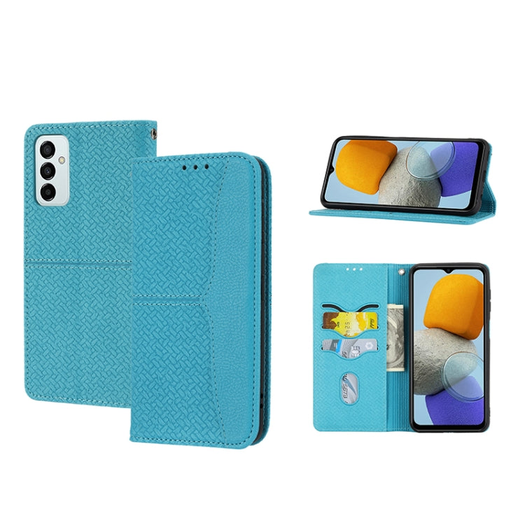 Woven Texture Stitching Magnetic PU Leather Phone Case, For Google Pixel 7, For Nokia G21 / G11, For Google Pixel 7 Pro, For Kyocera Android One S9 / Digno Sanga Edition, For Samsung Galaxy M23 / F23 5G Japanese Version