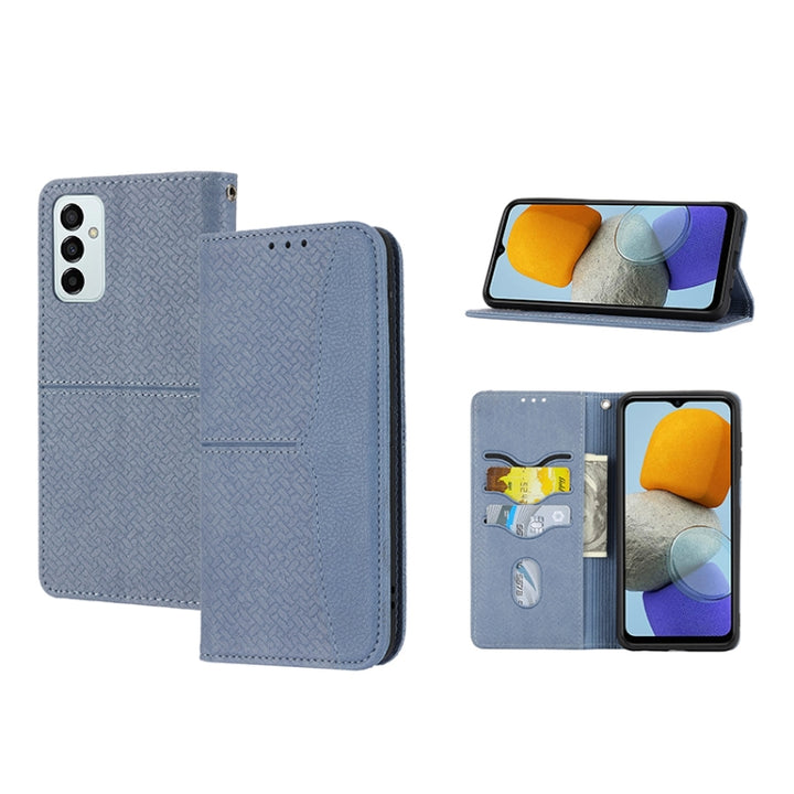 Woven Texture Stitching Magnetic PU Leather Phone Case, For Google Pixel 7, For Nokia G21 / G11, For Google Pixel 7 Pro, For Kyocera Android One S9 / Digno Sanga Edition, For Samsung Galaxy M23 / F23 5G Japanese Version