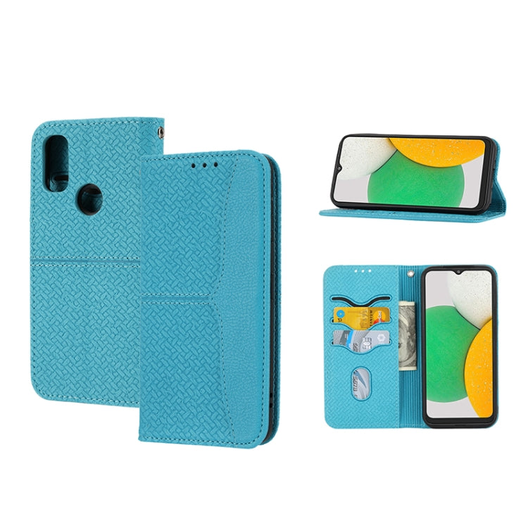 Woven Texture Stitching Magnetic PU Leather Phone Case, For Google Pixel 7, For Nokia G21 / G11, For Google Pixel 7 Pro, For Kyocera Android One S9 / Digno Sanga Edition, For Samsung Galaxy M23 / F23 5G Japanese Version