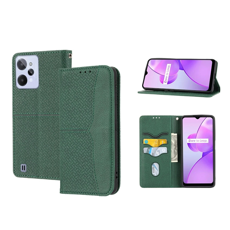 Woven Texture Stitching Magnetic PU Leather Phone Case, For OPPO Realme C31 4G Global, For Sony Xperia 10 IV, For Sony Xperia 1 IV, For Xiaomi Redmi 10A, For Xiaomi Poco M4 Pro