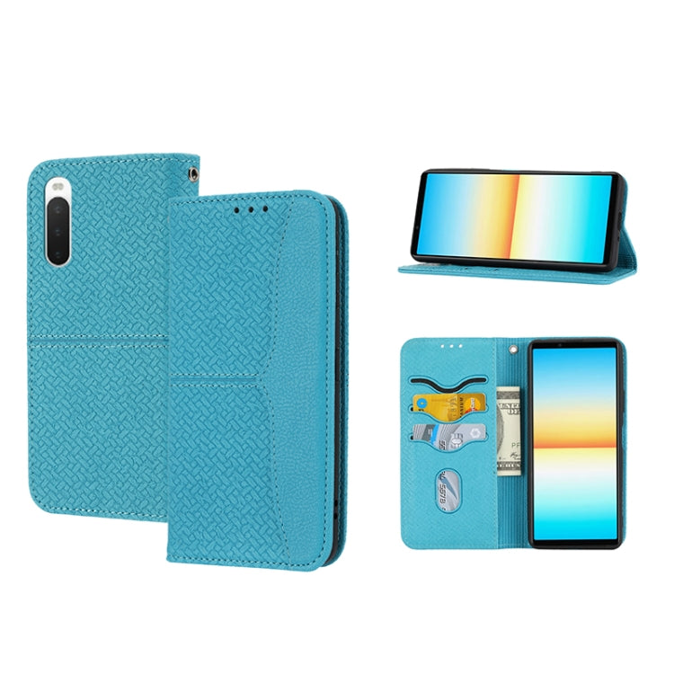 Woven Texture Stitching Magnetic PU Leather Phone Case, For OPPO Realme C31 4G Global, For Sony Xperia 10 IV, For Sony Xperia 1 IV, For Xiaomi Redmi 10A, For Xiaomi Poco M4 Pro