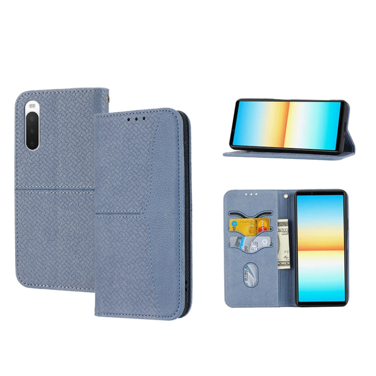 Woven Texture Stitching Magnetic PU Leather Phone Case, For OPPO Realme C31 4G Global, For Sony Xperia 10 IV, For Sony Xperia 1 IV, For Xiaomi Redmi 10A, For Xiaomi Poco M4 Pro