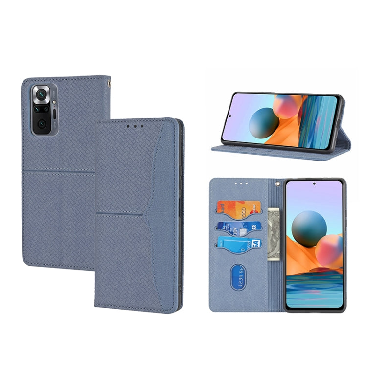 Woven Texture Stitching Magnetic PU Leather Phone Case, For Xiaomi Redmi Note 11E, For Xiaomi Redmi 10 5G, For Samsung Galaxy A03s 164.2mm US Version