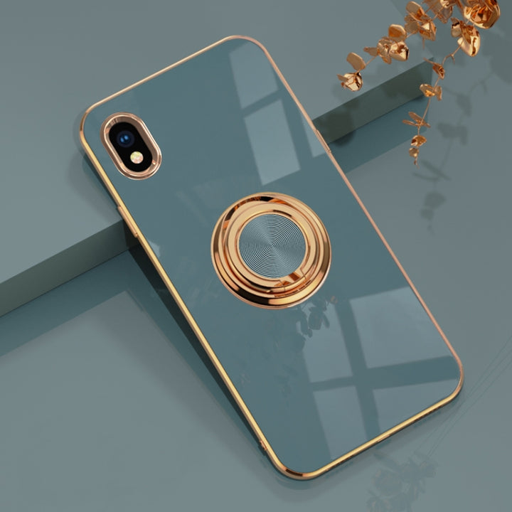 6D Electroplating Full Coverage Silicone Protective Case with Magnetic Ring Holder, For Google Pixel 7, For Google Pixel 7 Pro, For Sony Xperia 1 IV, For Sony Xperia 10 IV, For Sony Xperia ACE III