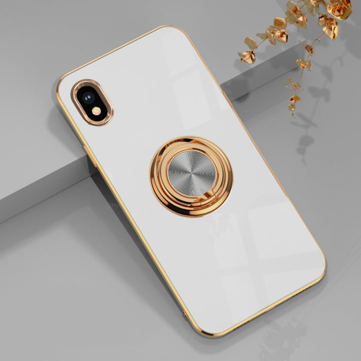 6D Electroplating Full Coverage Silicone Protective Case with Magnetic Ring Holder, For Google Pixel 7, For Google Pixel 7 Pro, For Sony Xperia 1 IV, For Sony Xperia 10 IV, For Sony Xperia ACE III