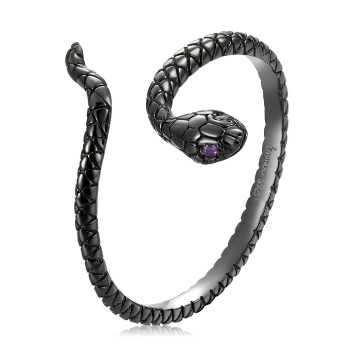 S925 Sterling Silver Mysterious Snake Women Ring, Mysterious Snake