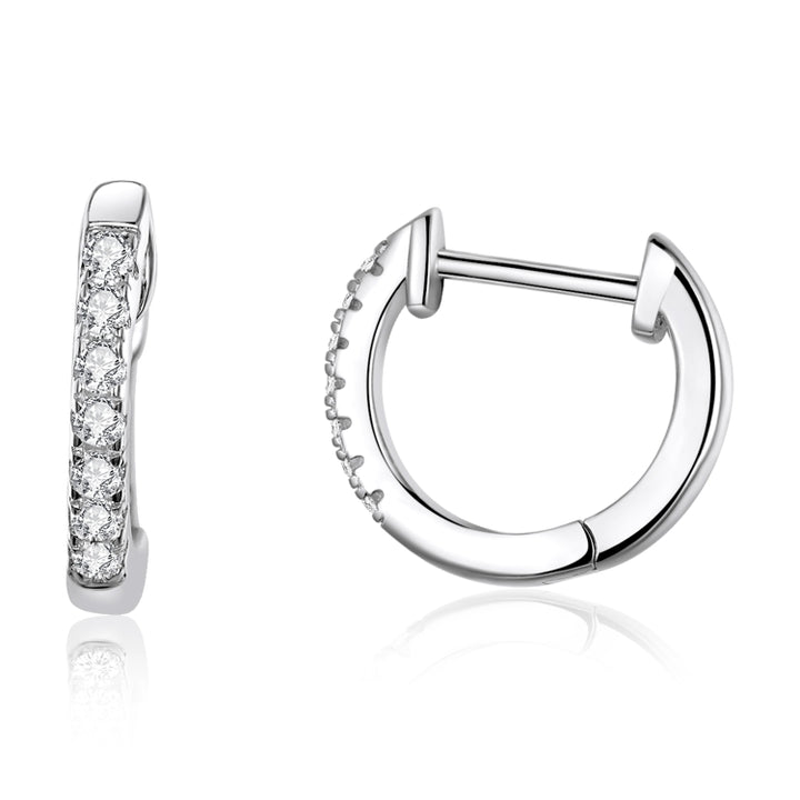 S925 Sterling Silver Simple Ear Buckle Women Earrings, S, M