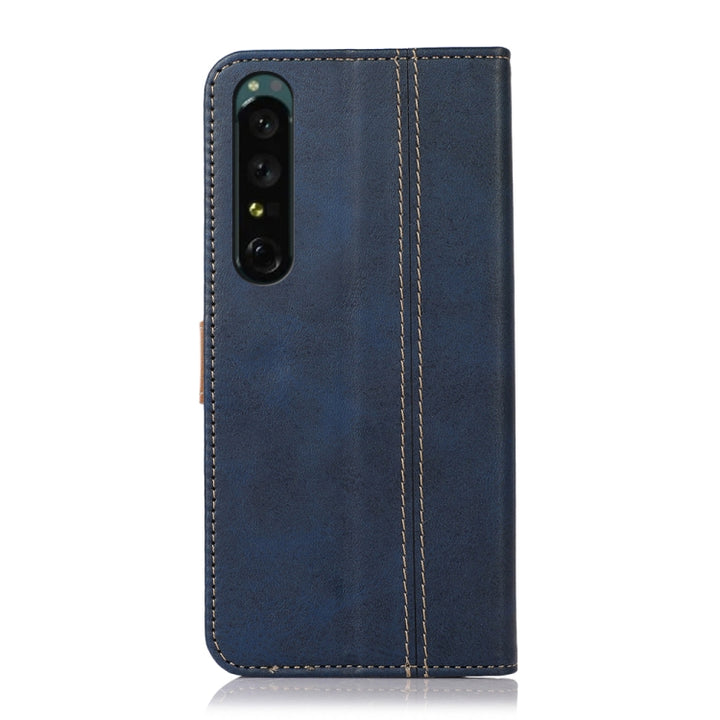 Stitching Thread Calf Texture Leather Phone Case, For Sony Xperia 1 IV, For Sony Xperia 10 IV, For Sony Xperia Ace III