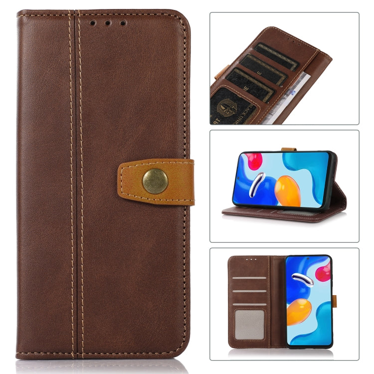 Stitching Thread Calf Texture Leather Phone Case, For Sony Xperia 1 IV, For Sony Xperia 10 IV, For Sony Xperia Ace III