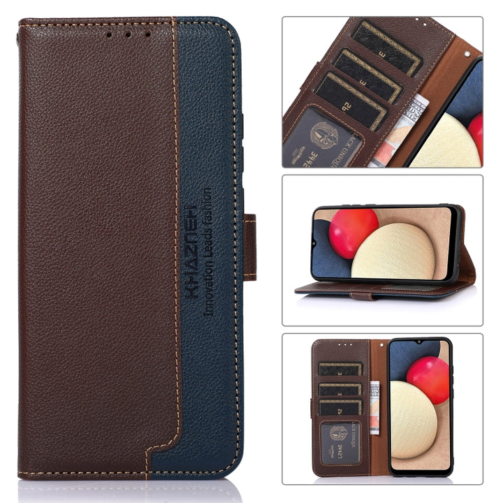 KHAZNEH Litchi Texture Leather RFID Phone Case, For Sony Xperia Ace III, For Sony Xperia 1 III, For Sony Xperia 10 III