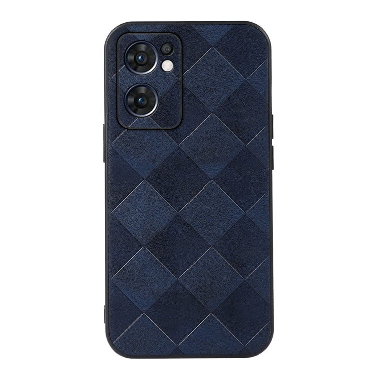 Weave Plaid PU Phone Case, For OPPO Reno7 5G International Version / Find X5 Lite, For OPPO Reno7 5G Chinese Version, For OPPO Reno7 Pro, For Sony Xperia 1 IV, For Samsung Galaxy M33 5G