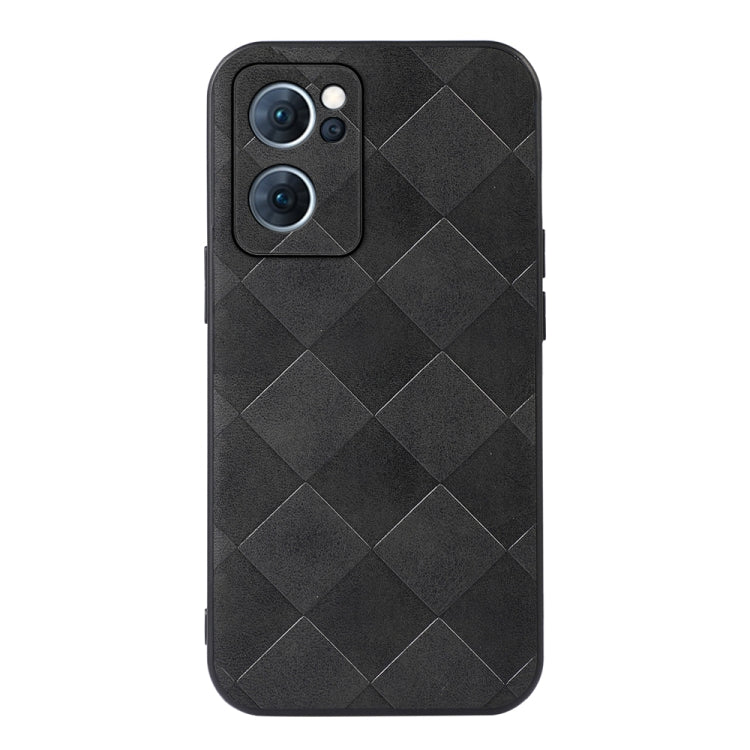 Weave Plaid PU Phone Case, For OPPO Reno7 5G International Version / Find X5 Lite, For OPPO Reno7 5G Chinese Version, For OPPO Reno7 Pro, For Sony Xperia 1 IV, For Samsung Galaxy M33 5G