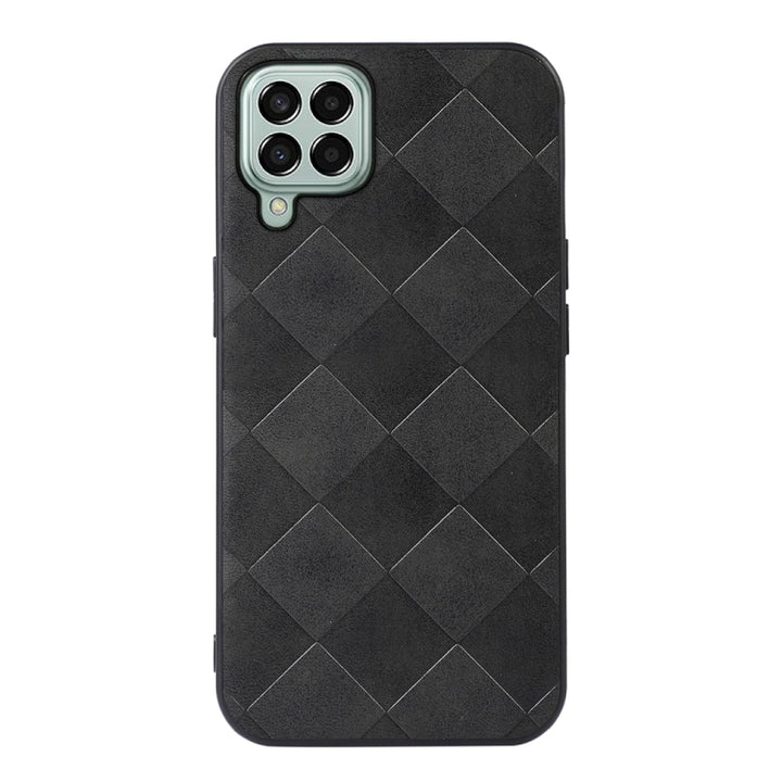 Weave Plaid PU Phone Case, For OPPO Reno7 5G International Version / Find X5 Lite, For OPPO Reno7 5G Chinese Version, For OPPO Reno7 Pro, For Sony Xperia 1 IV, For Samsung Galaxy M33 5G