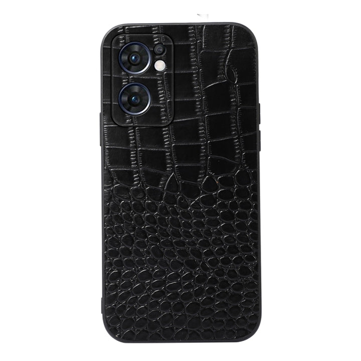 Crocodile Texture Genuine Leather Phone Case, For OPPO Reno7 5G International Version / Find X5 Lite, For OPPO Reno7 5G Chinese Version, For OPPO Reno7 Pro, For Sony Xperia 1 IV, For Samsung Galaxy M33 5G