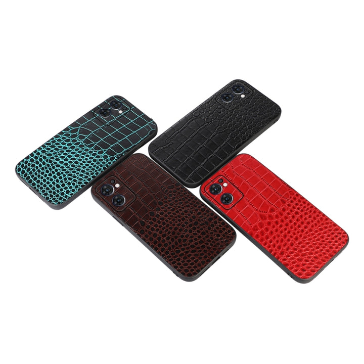 Crocodile Texture Genuine Leather Phone Case, For OPPO Reno7 5G International Version / Find X5 Lite, For OPPO Reno7 5G Chinese Version, For OPPO Reno7 Pro, For Sony Xperia 1 IV, For Samsung Galaxy M33 5G