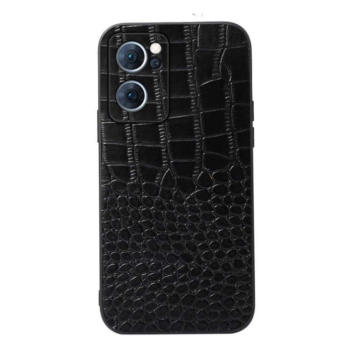 Crocodile Texture Genuine Leather Phone Case, For OPPO Reno7 5G International Version / Find X5 Lite, For OPPO Reno7 5G Chinese Version, For OPPO Reno7 Pro, For Sony Xperia 1 IV, For Samsung Galaxy M33 5G