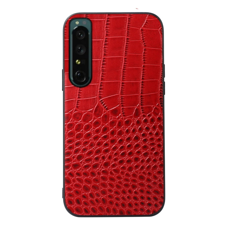 Crocodile Texture Genuine Leather Phone Case, For OPPO Reno7 5G International Version / Find X5 Lite, For OPPO Reno7 5G Chinese Version, For OPPO Reno7 Pro, For Sony Xperia 1 IV, For Samsung Galaxy M33 5G