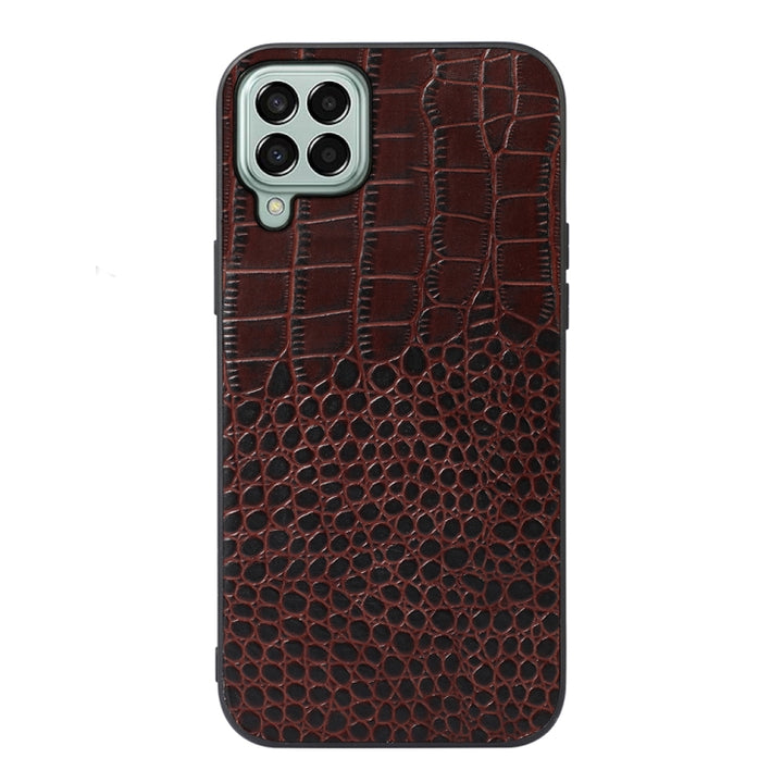 Crocodile Texture Genuine Leather Phone Case, For OPPO Reno7 5G International Version / Find X5 Lite, For OPPO Reno7 5G Chinese Version, For OPPO Reno7 Pro, For Sony Xperia 1 IV, For Samsung Galaxy M33 5G