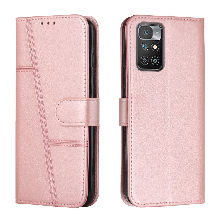 Stitching Calf Texture Buckle Leather Phone Case, For Xiaomi Redmi 10 5G/Redmi Note 11E, For Xiaomi Redmi 10A/Poco C31/Redmi 9C, For Samsung Galaxy M23 5G/ Galaxy F23 Japan, For Samsung Galaxy M33 5G, For Samsung Galaxy M53