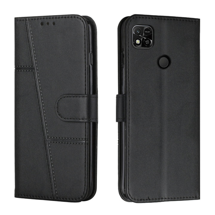 Stitching Calf Texture Buckle Leather Phone Case, For Xiaomi Redmi 10 5G/Redmi Note 11E, For Xiaomi Redmi 10A/Poco C31/Redmi 9C, For Samsung Galaxy M23 5G/ Galaxy F23 Japan, For Samsung Galaxy M33 5G, For Samsung Galaxy M53