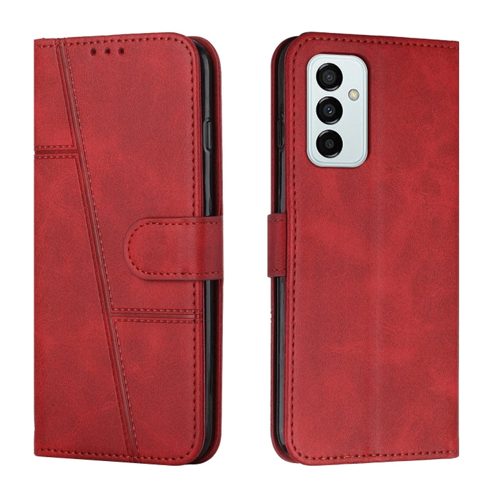 Stitching Calf Texture Buckle Leather Phone Case, For Xiaomi Redmi 10 5G/Redmi Note 11E, For Xiaomi Redmi 10A/Poco C31/Redmi 9C, For Samsung Galaxy M23 5G/ Galaxy F23 Japan, For Samsung Galaxy M33 5G, For Samsung Galaxy M53