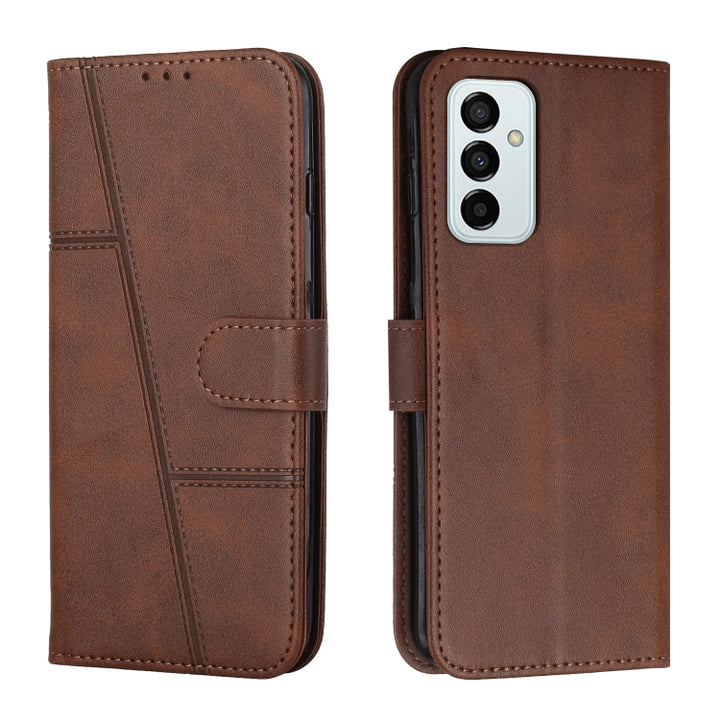 Stitching Calf Texture Buckle Leather Phone Case, For Xiaomi Redmi 10 5G/Redmi Note 11E, For Xiaomi Redmi 10A/Poco C31/Redmi 9C, For Samsung Galaxy M23 5G/ Galaxy F23 Japan, For Samsung Galaxy M33 5G, For Samsung Galaxy M53