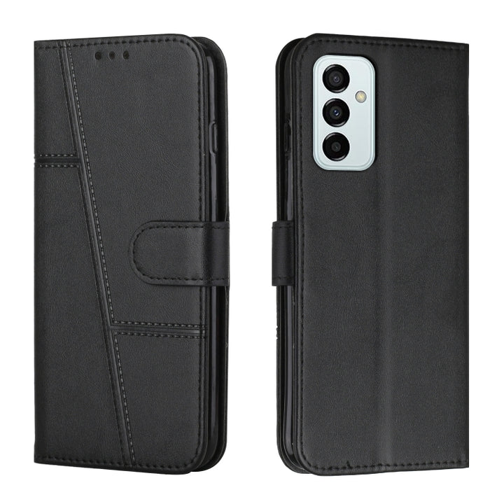 Stitching Calf Texture Buckle Leather Phone Case, For Xiaomi Redmi 10 5G/Redmi Note 11E, For Xiaomi Redmi 10A/Poco C31/Redmi 9C, For Samsung Galaxy M23 5G/ Galaxy F23 Japan, For Samsung Galaxy M33 5G, For Samsung Galaxy M53