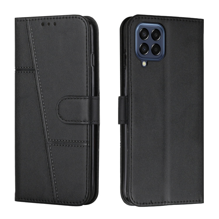 Stitching Calf Texture Buckle Leather Phone Case, For Xiaomi Redmi 10 5G/Redmi Note 11E, For Xiaomi Redmi 10A/Poco C31/Redmi 9C, For Samsung Galaxy M23 5G/ Galaxy F23 Japan, For Samsung Galaxy M33 5G, For Samsung Galaxy M53