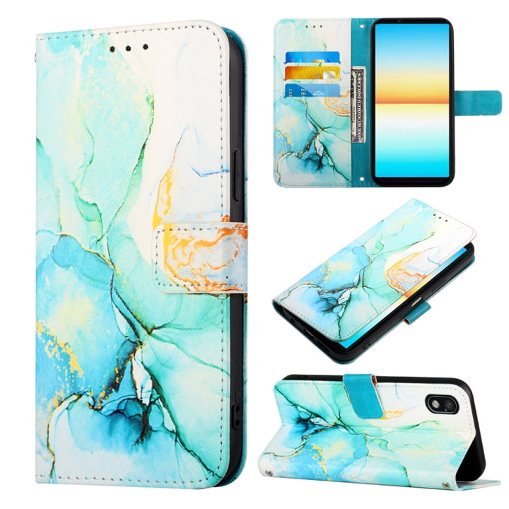 PT003 Marble Pattern Flip Leather Phone Case, For Sony Xperia 10 IV, For Sony Xperia ACE III, For Xiaomi Redmi 10A, For Samsung Galaxy M33 5G, For Samsung Galaxy M53 5G