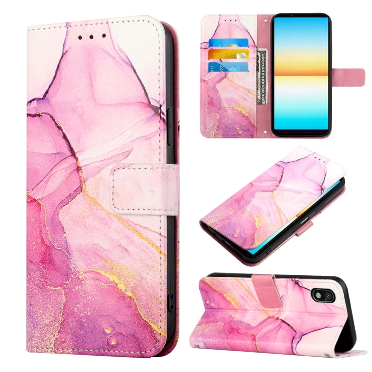 PT003 Marble Pattern Flip Leather Phone Case, For Sony Xperia 10 IV, For Sony Xperia ACE III, For Xiaomi Redmi 10A, For Samsung Galaxy M33 5G, For Samsung Galaxy M53 5G