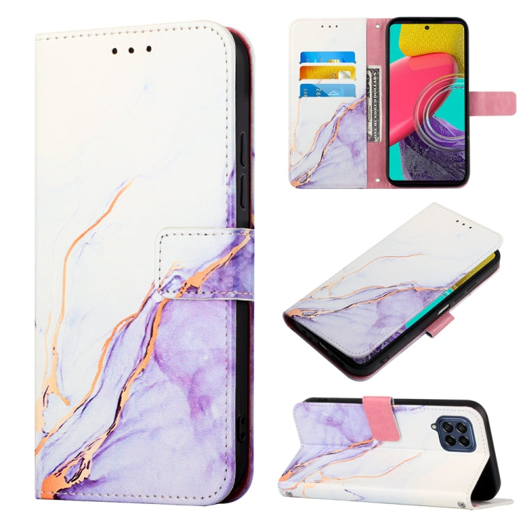 PT003 Marble Pattern Flip Leather Phone Case, For Sony Xperia 10 IV, For Sony Xperia ACE III, For Xiaomi Redmi 10A, For Samsung Galaxy M33 5G, For Samsung Galaxy M53 5G