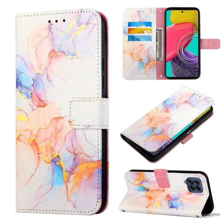 PT003 Marble Pattern Flip Leather Phone Case, For Sony Xperia 10 IV, For Sony Xperia ACE III, For Xiaomi Redmi 10A, For Samsung Galaxy M33 5G, For Samsung Galaxy M53 5G